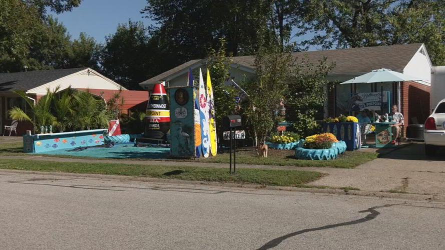 Debra and James Mulls' Key West decoration in Clarksville