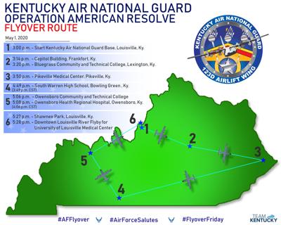 Operation American Resolve flyover map