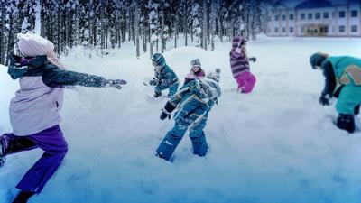 Kids having fun during winter break - 12.24.24