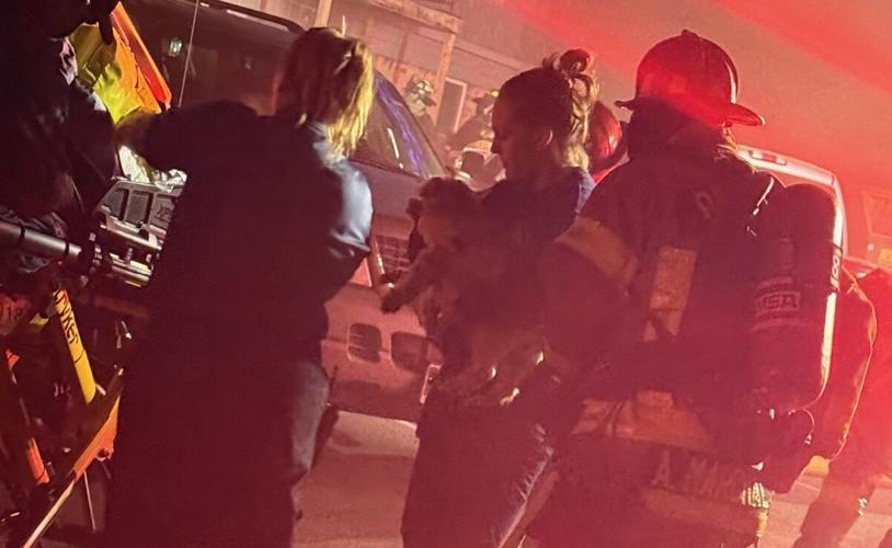 700 block Huntington Park Drive fire - 3.13.25