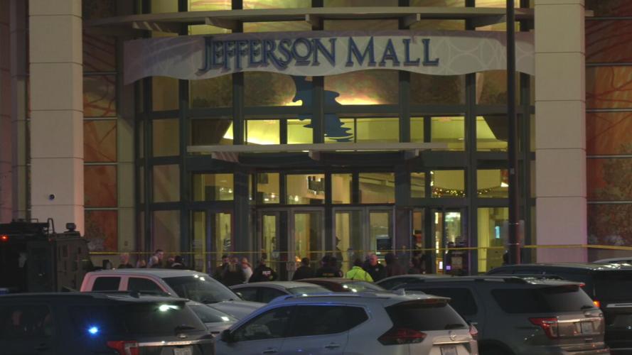 Louisville Police at Jefferson Mall after shooting on Dec. 12