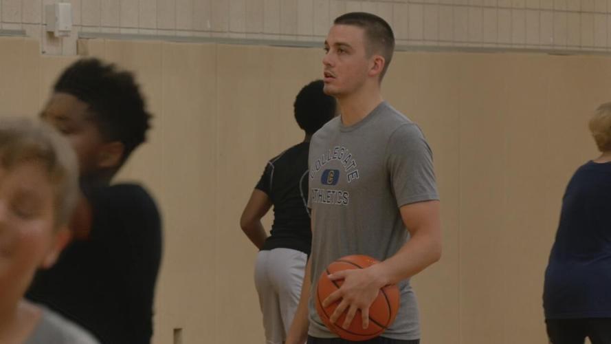 Ryan McMahon teaching shooting skills and life lessons