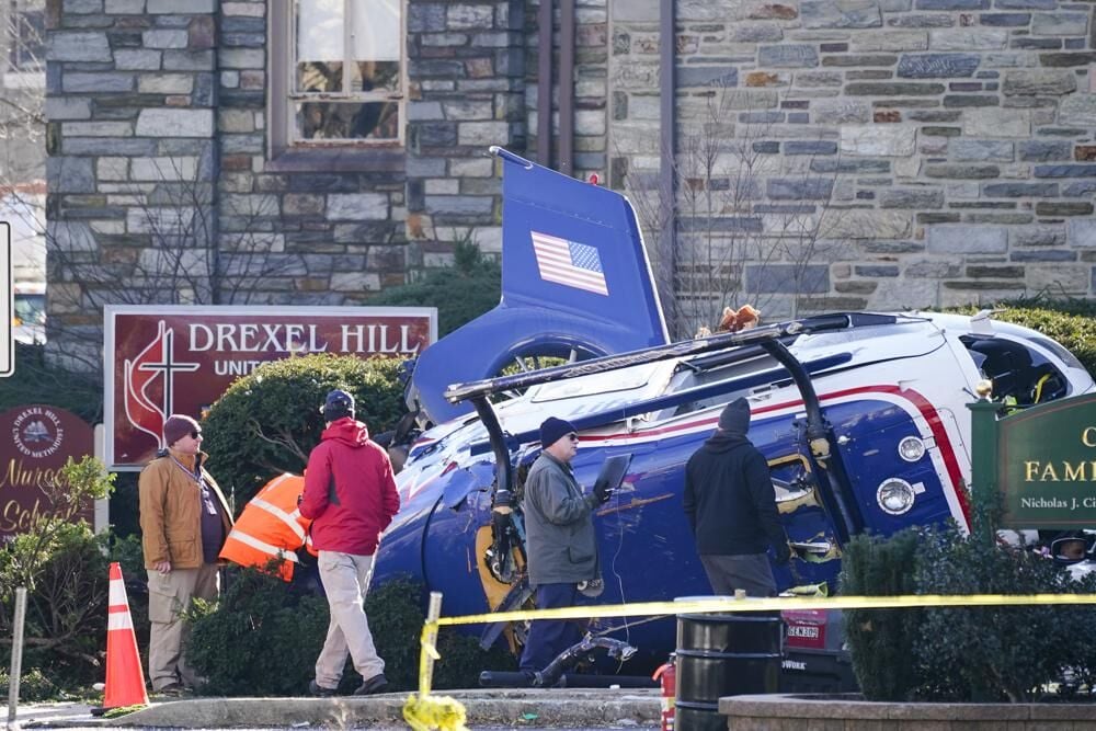 Medical helicopter crash in Pennsylvania