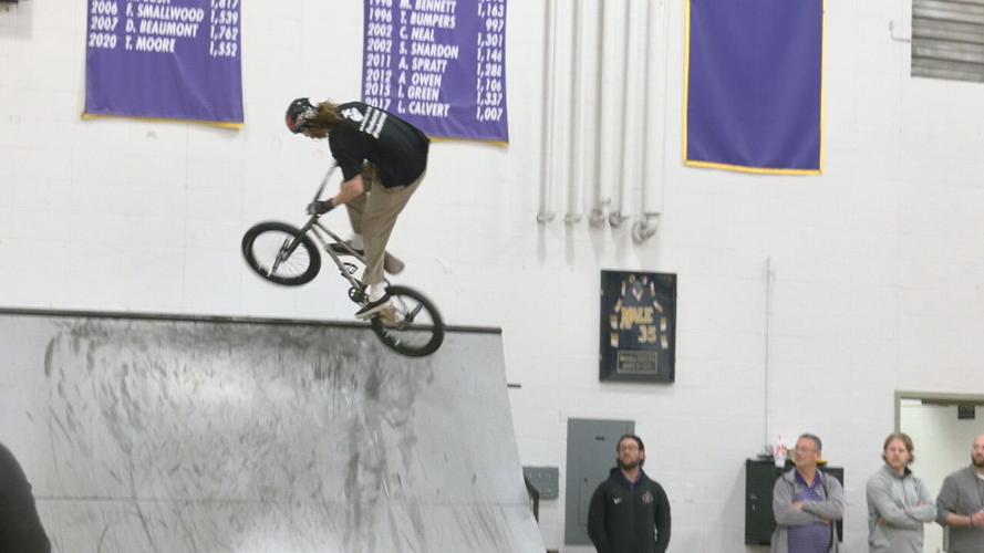 X Games Athletes at Male High School in Louisville, Ky.