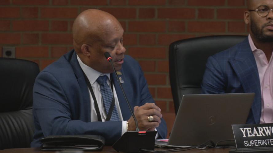 JCPS Superintendent Dr. Brian Yearwood at meeting 9-30-25
