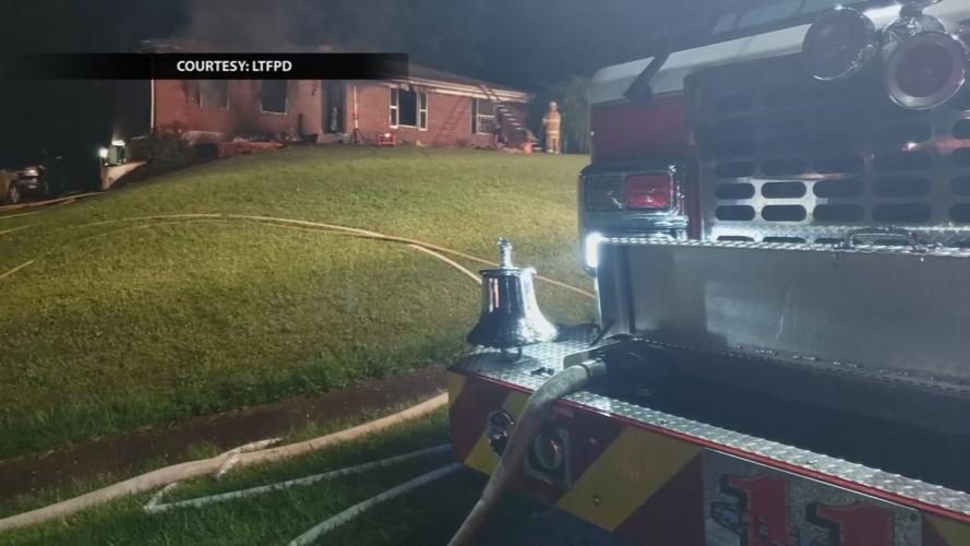 House fire in Floyd County, Indiana