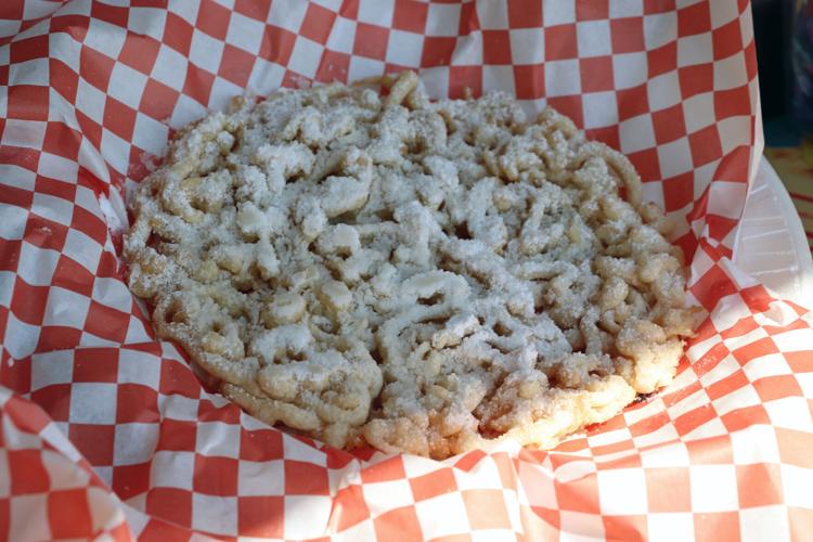 A funnel cake at the 2022 Kentucky State Fair