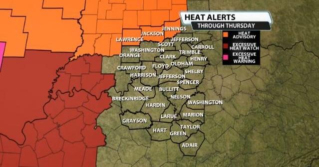 Heat Advisory issued for part of our area Jun 28, 2026 Jun 28, 2026 Updated 5 mins ago