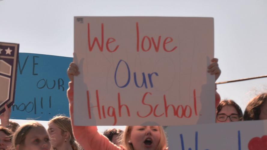 Thomas Nelson High School Walkout Sign - 10.18.23