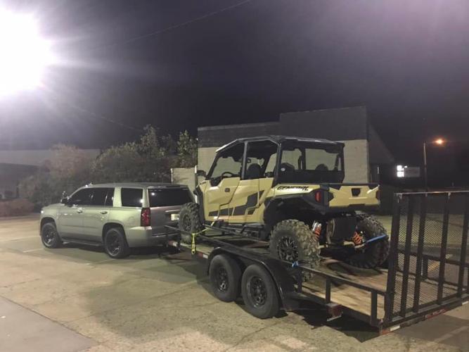 Stolen ATV and trailer