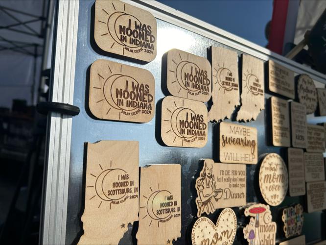 Wooden artwork for Eclipse in Seymour on April 7, 2024.jpeg
