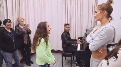 Jennifer Lopez and 9-year-old daughter Emme