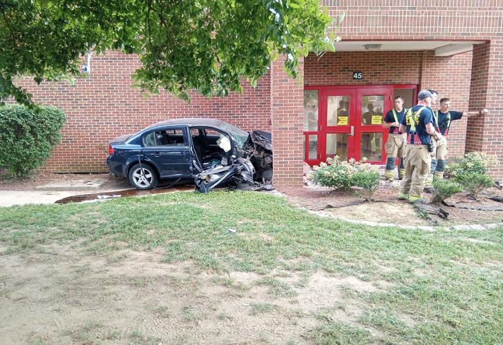 Car crashes into Butler HS - 8.20.25