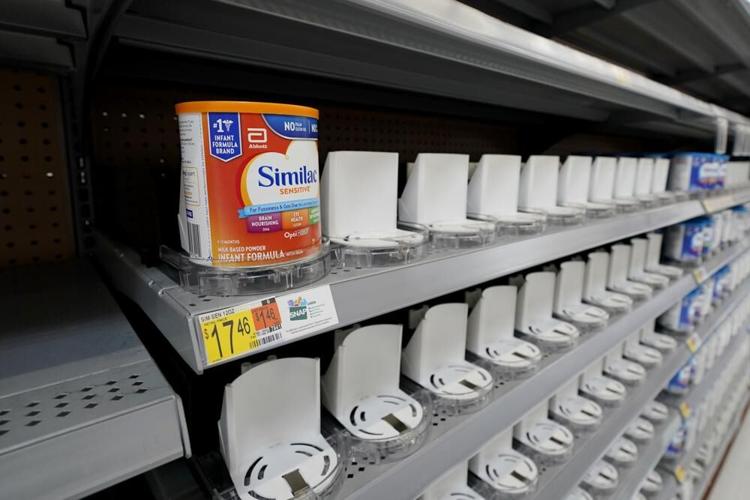 Empty shelves - baby formula shortage
