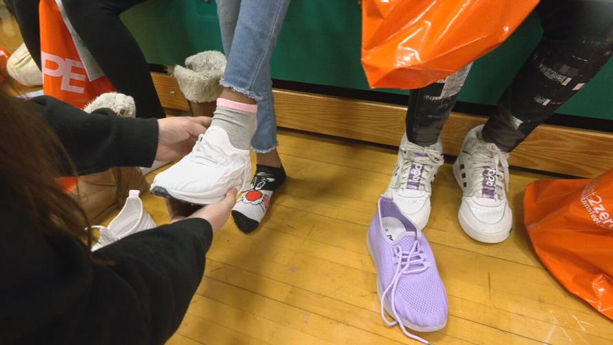 New shoes for Hazelwood Elementary in Louisville