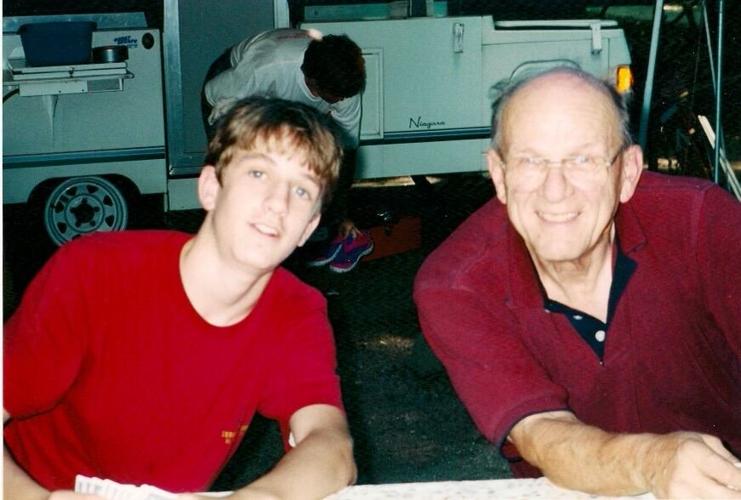 Dr. Jason Crowell and his grandfather, Dr. Lester Hibbett