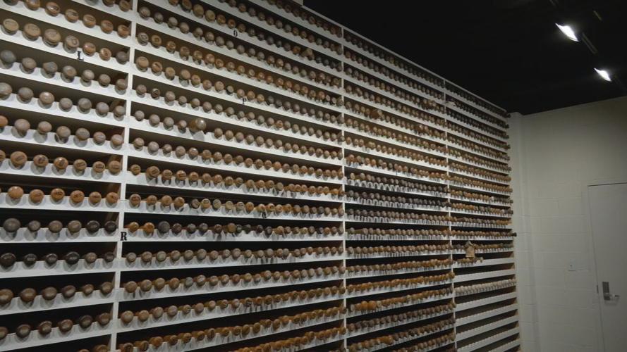 The Bat Vault inside the Louisville Slugger Museum