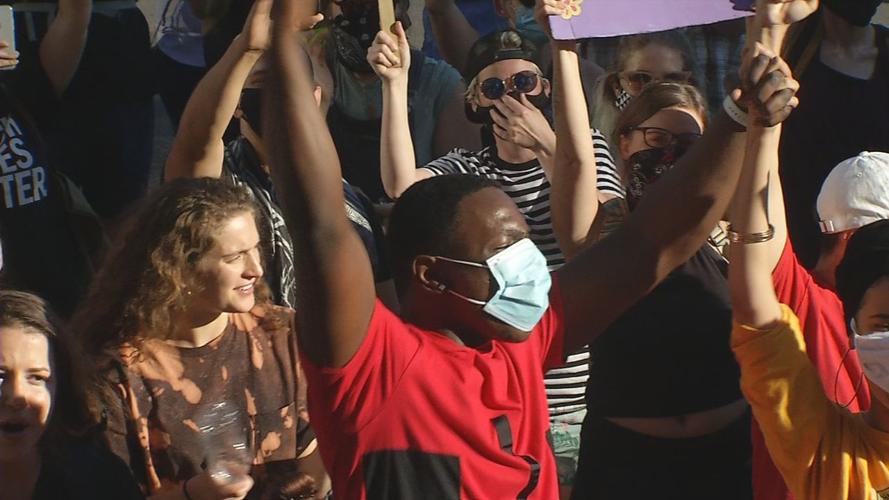 Crowd reacts to Breonna's Law passing