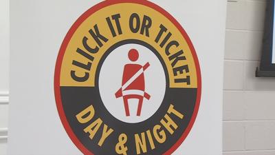 Kentucky police officers prepare for Click It or Ticket seat belt blitz