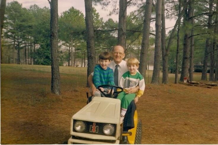 Dr. Jason Crowell and his grandfather, Dr. Lester Hibbett