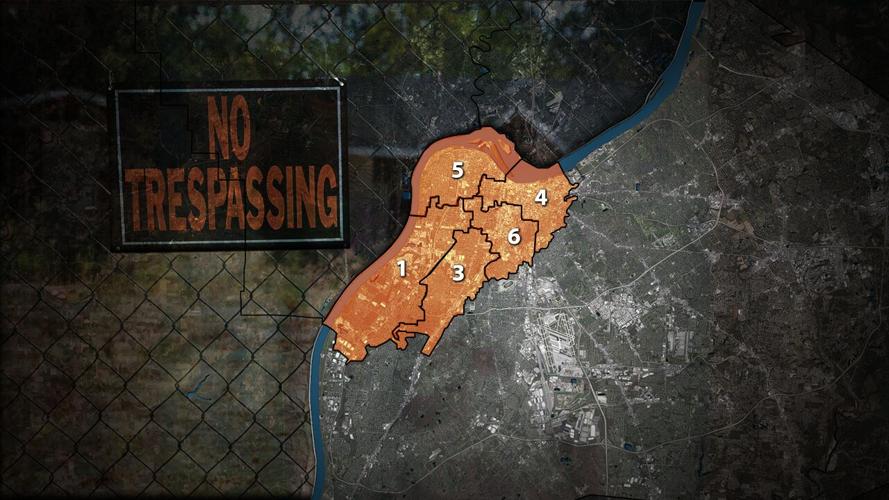 Map of Louisville Abandoned Properties