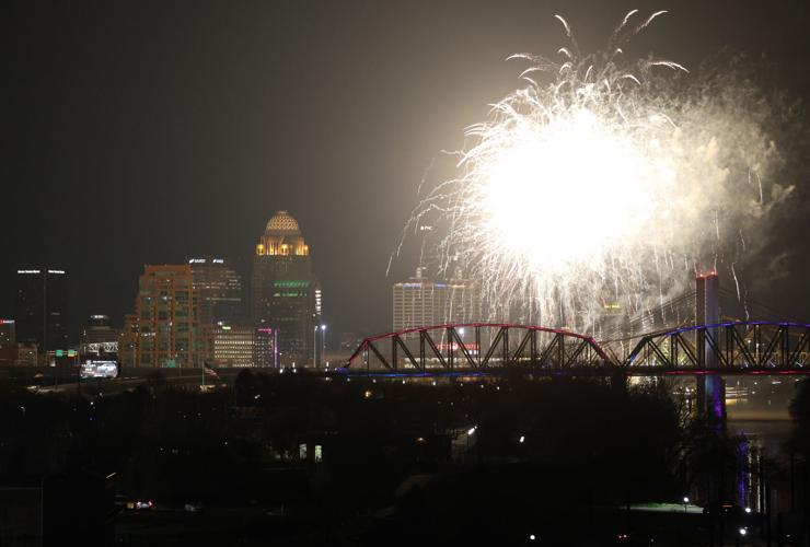 Fireworks after Bats game - March 28.JPG