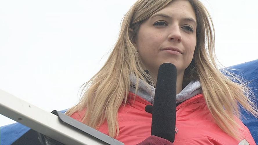 Kristin Monica, a morning show host for Q193.1 WQNU