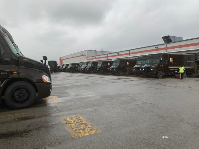 UPS delivery trucks