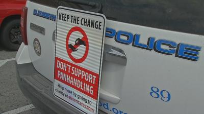 Elizabethtown Police posts signs discouraging donating to panhandlers
