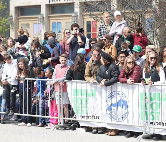 People line streets for bock fest