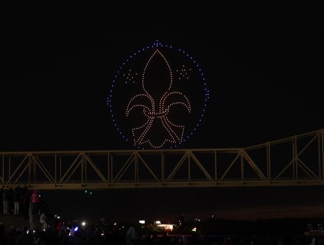 Fleur de Leis drone show.JPG