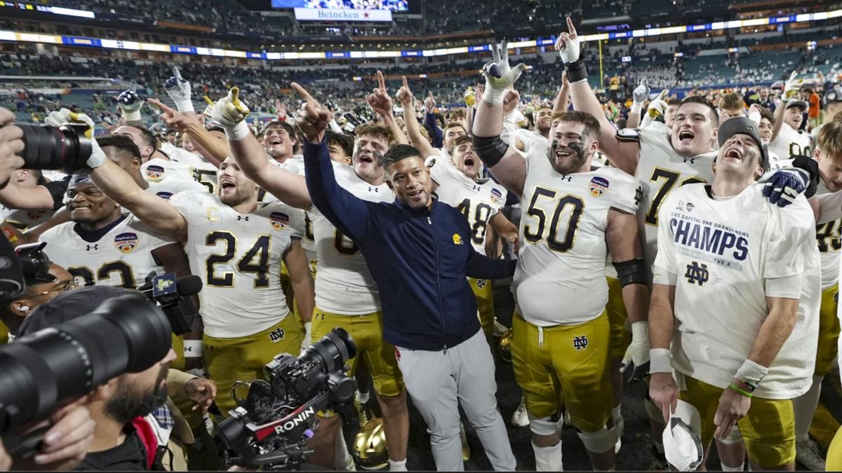 The College Football Playoff championship game is set: Notre Dame vs. Ohio  State | National | wdrb.com