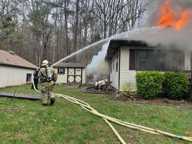 House fire on Mills Lane - 4.3.25