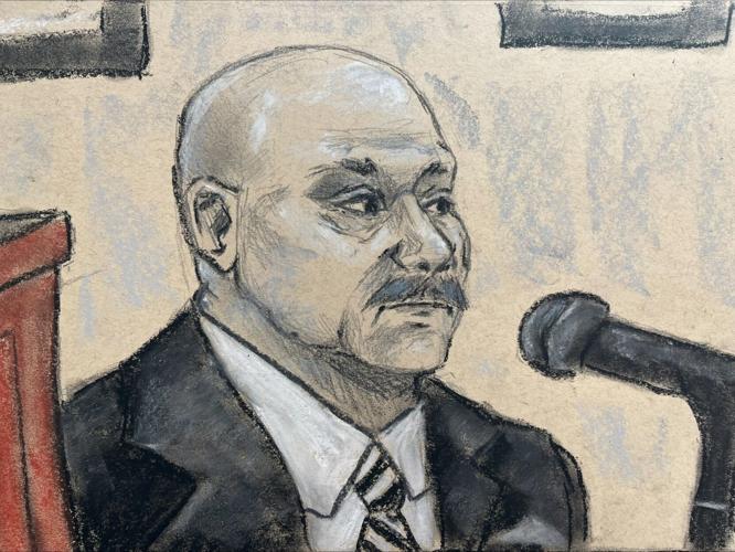 Steve Lawson Trial Sketch