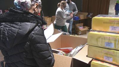 Volunteers work on 'Bless the Block' initiative