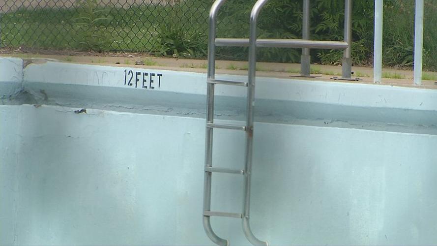 Empty public pool