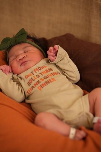 Thanksgiving newborn at Norton Hospital