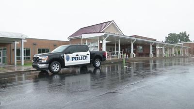 Shepherdsville police cruiser at BCHS 5-26-26