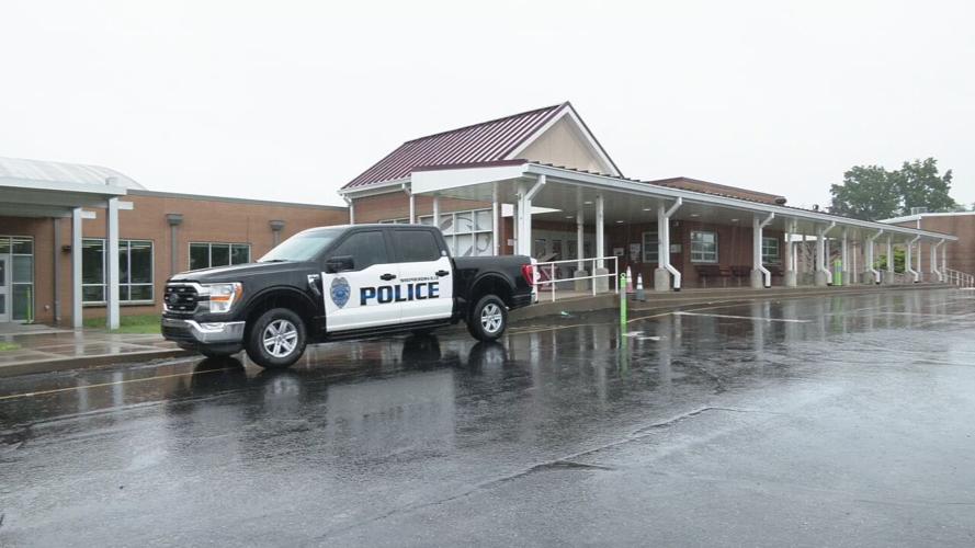Shepherdsville police cruiser at BCHS 5-26-26