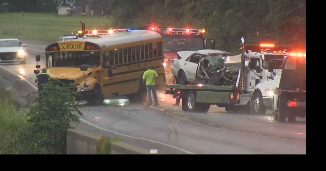 1 motorist killed, 9 students injured after car hits school bus in Gosport, Ind. News from