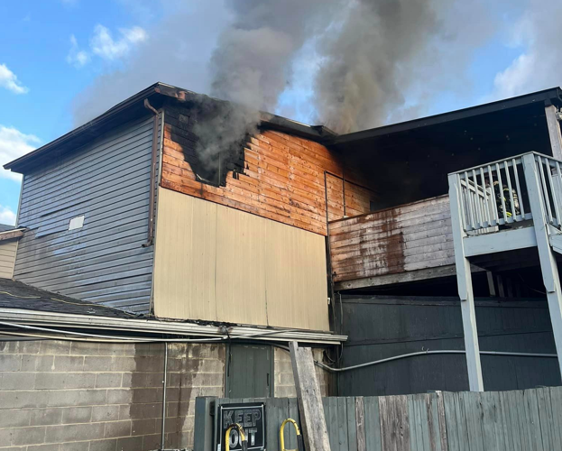 Fire damage at Rustic Frog in New Albany, Indiana