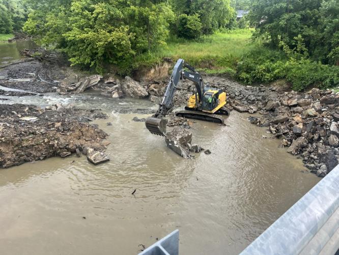 Blackiston Mill Dam removal work begins - 7.7.25