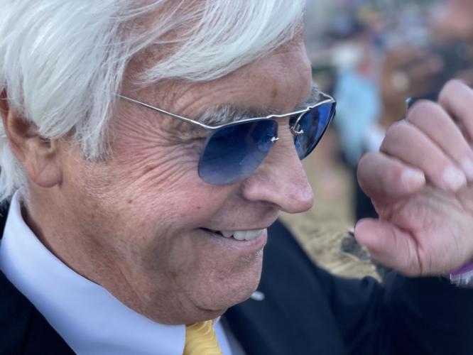 Bob Baffert smiles after winning a record-breaking seventh Kentucky Derby