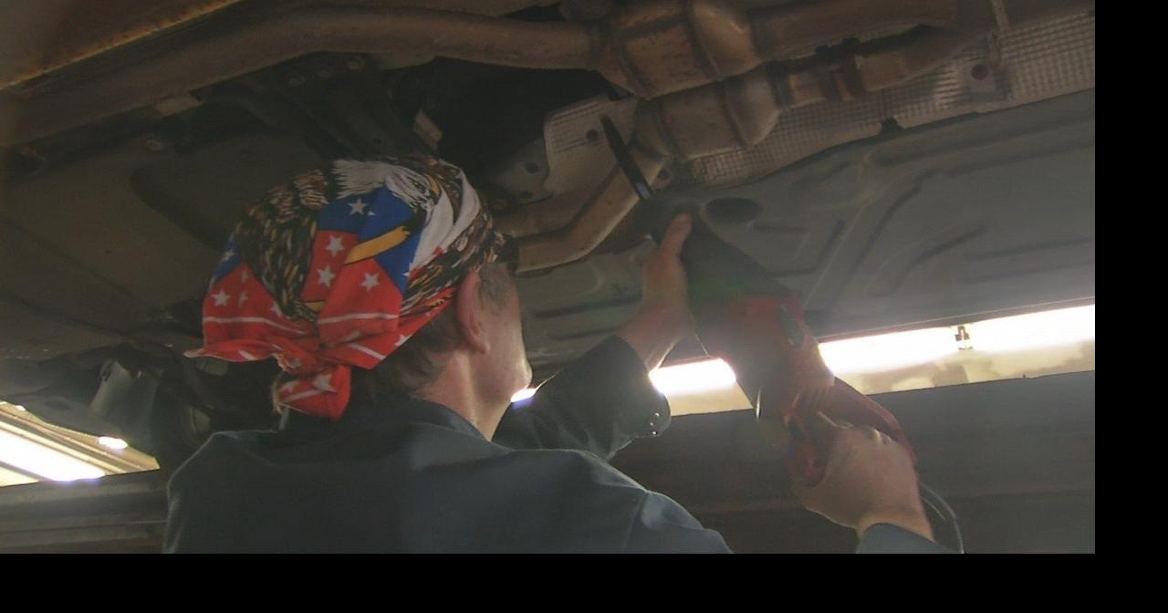 Louisville mechanics seeing a jump in catalytic converter thefts
