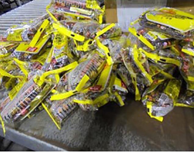 Shipment of illegal pork seized at UPS Worldport in Louisville in Aug. 2023