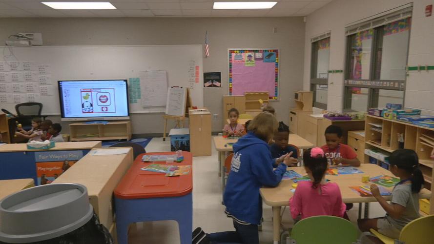 Students at Camp Ready4k at George Unseld Early Childhood Center