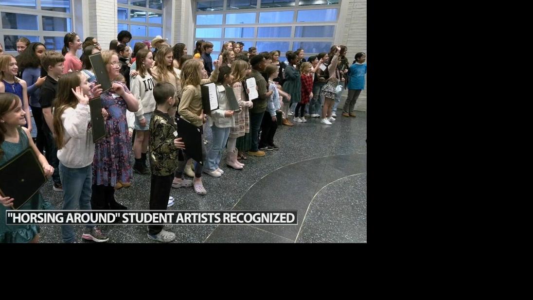 Students recognized at Horsing Around with Art - 3.4.25