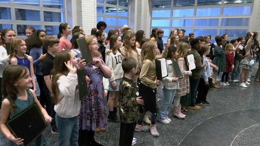 Students recognized at Horsing Around with Art - 3.4.25
