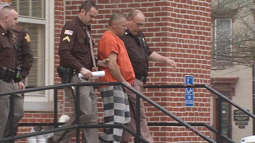 Brian James appears for his first court hearing after his daughter dies in a car crash
