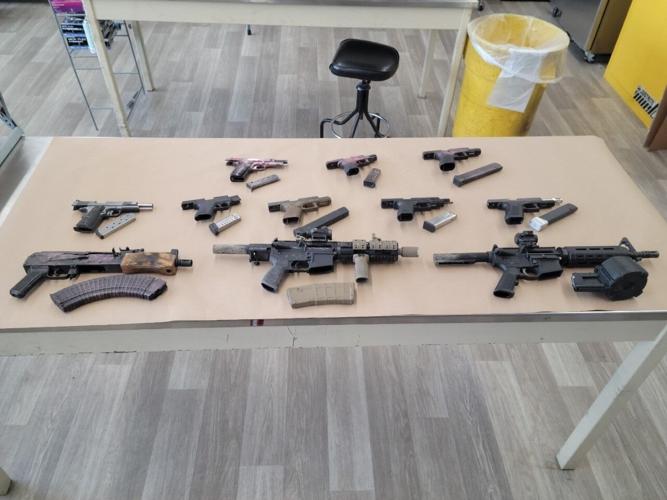 11 FIREARMS SEIZED